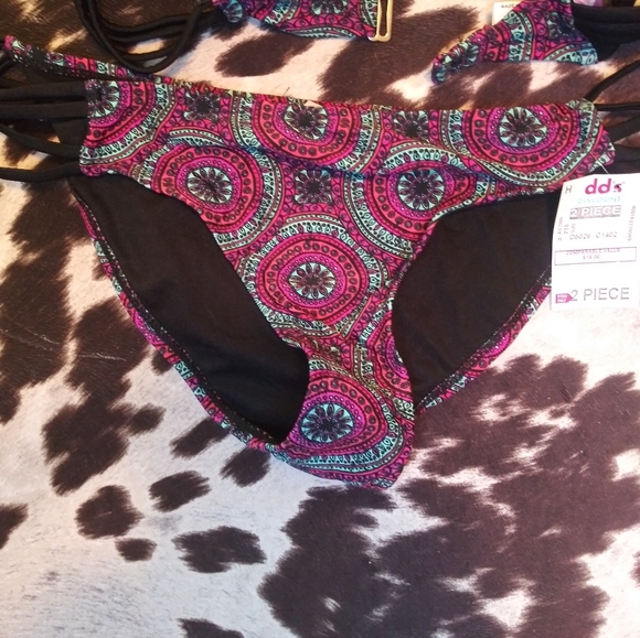 YMI Multicolored Womens Two Piece Bikini Bathing Suit - Picture 3 of 7